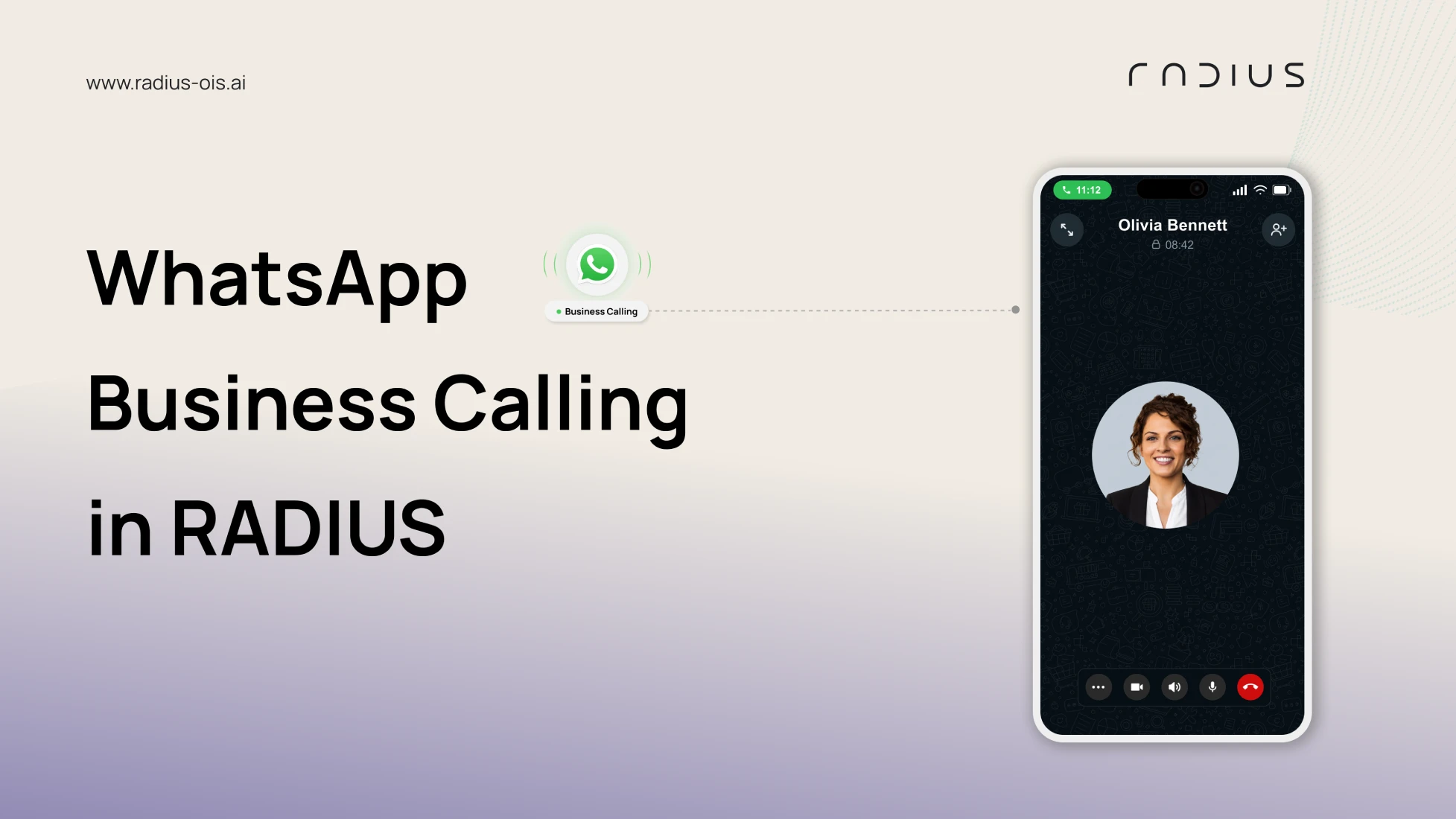 WhatsApp Voice Messaging for enterprise customer conversations powered by the RADIUS omnichannel customer experience platform