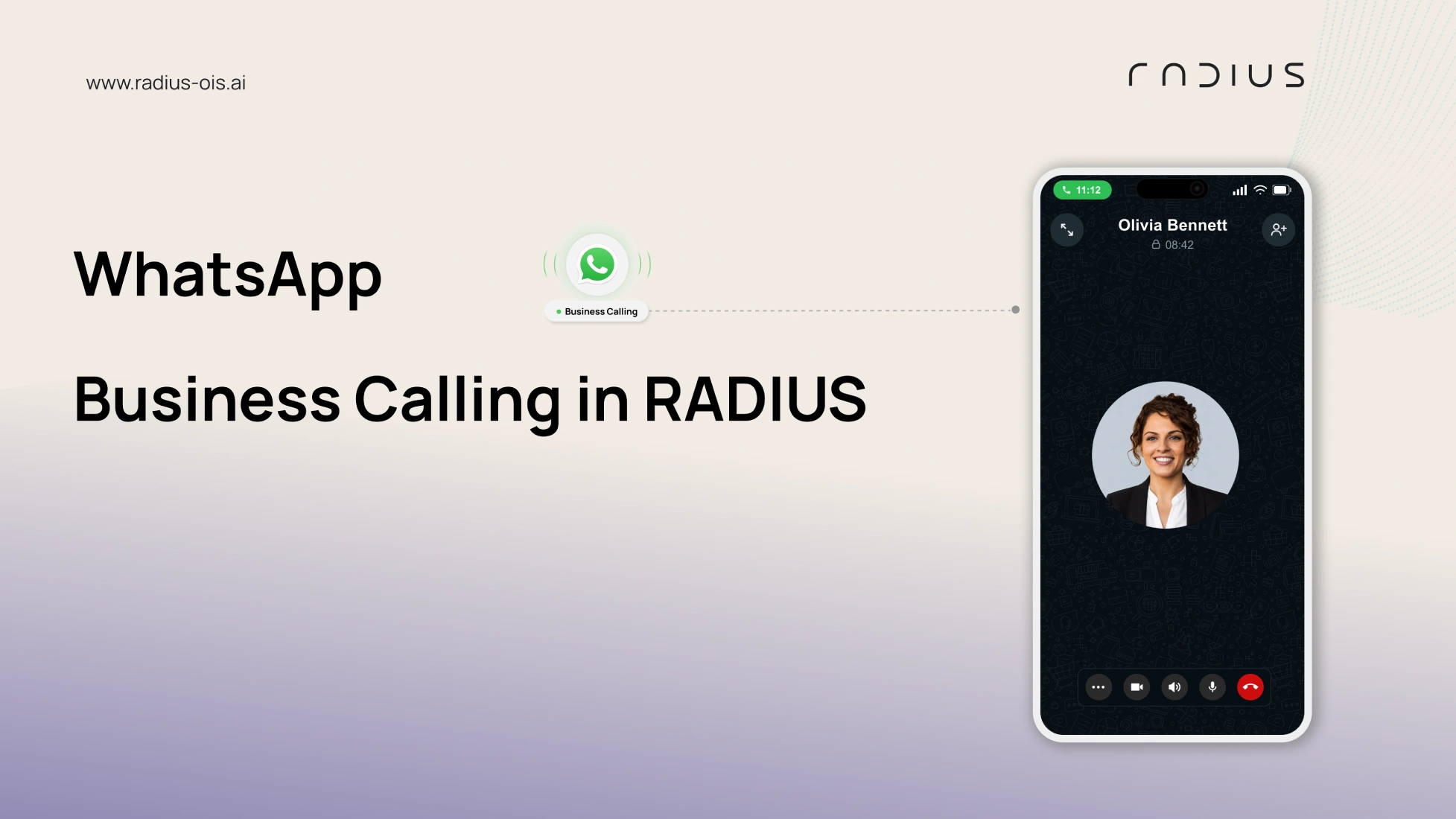 WhatsApp Voice Messaging for enterprise customer conversations powered by the RADIUS omnichannel customer experience platform